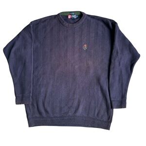 CHAPS by Ralph Lauren Men’s Vintage Herringbone pattern sweater XL